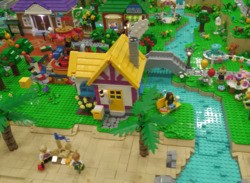 Check Out This Enormous LEGO Animal Crossing Island With Hidden Treasure