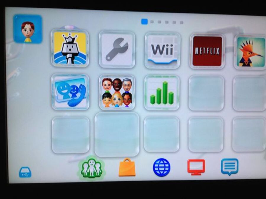 Home Screen Blue Usb Icon