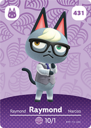 Raymond amiibo card
