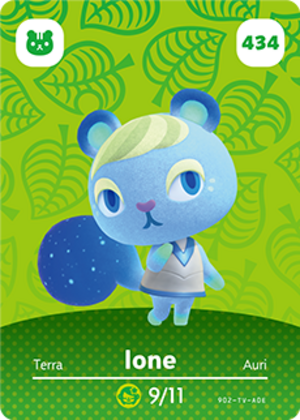 Ione amiibo card