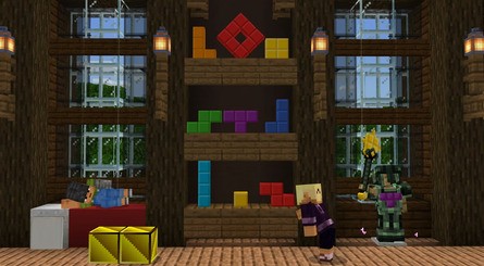 Minecraft X Tetris