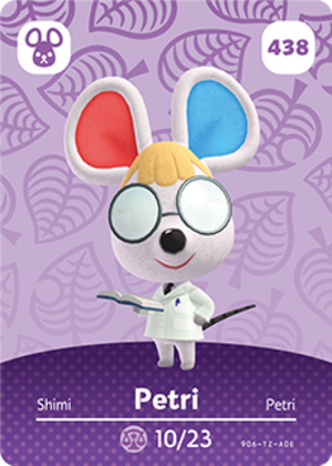 Petri amiibo card