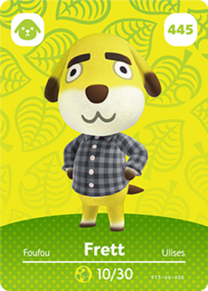 Frett amiibo card