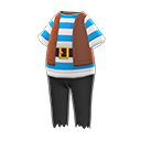 Blue Pirate Outfit