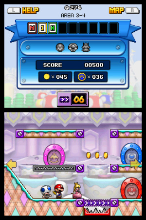 Mario vs. Donkey Kong: Mini-Land Mayhem! Review - Screenshot 2 of 4